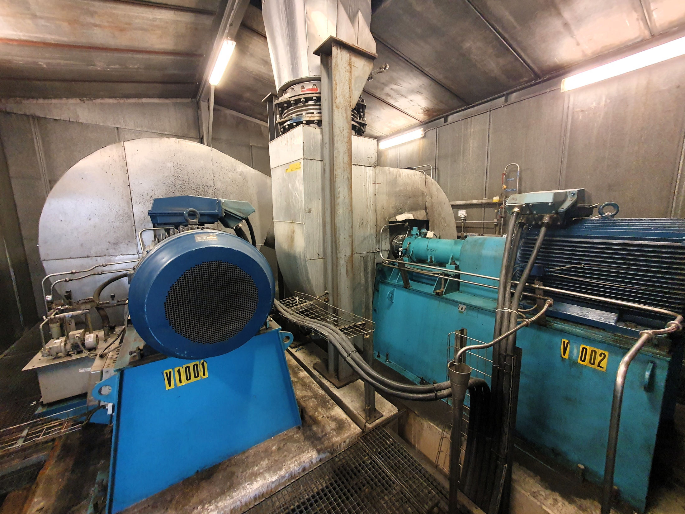 Équipement de recompression mécanique de vapeur utilisé pour recycler la chaleur d'un procédé industriel.